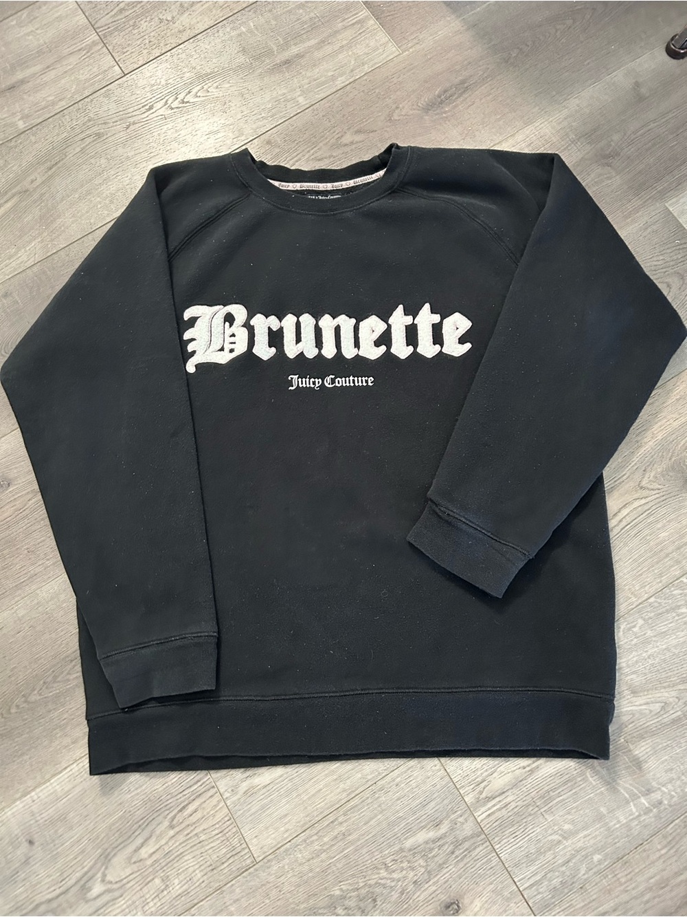 RARE Juice Couture collab with the Brunette Label Crewneck Sweater